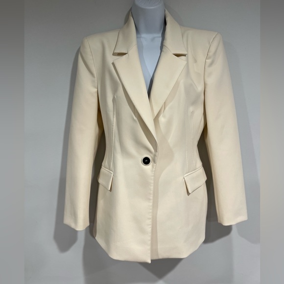 Zara fitted ivory Blazer Jacket⭐️Limited Edition ⭐️ - Picture 16 of 16